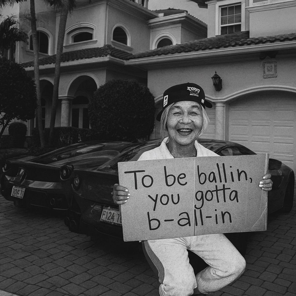 How to buy To be ballin, gotta be all in
